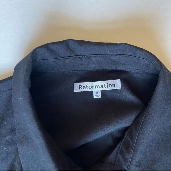 Reformation Black Mini Dress - Picture 3 of 7